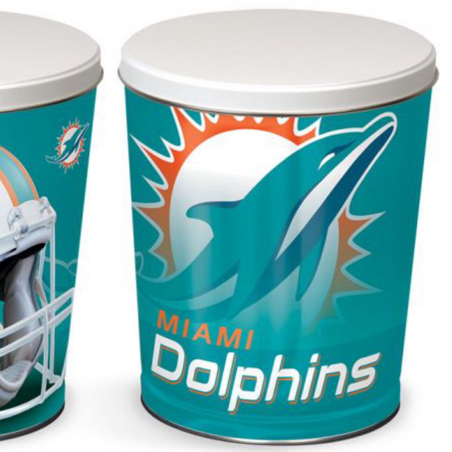 Miami Dolphins - 3 gallon | Donny B's Gourmet Popcorn & Gifts